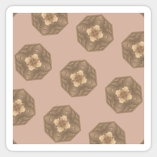 octagon Pattern design Sticker